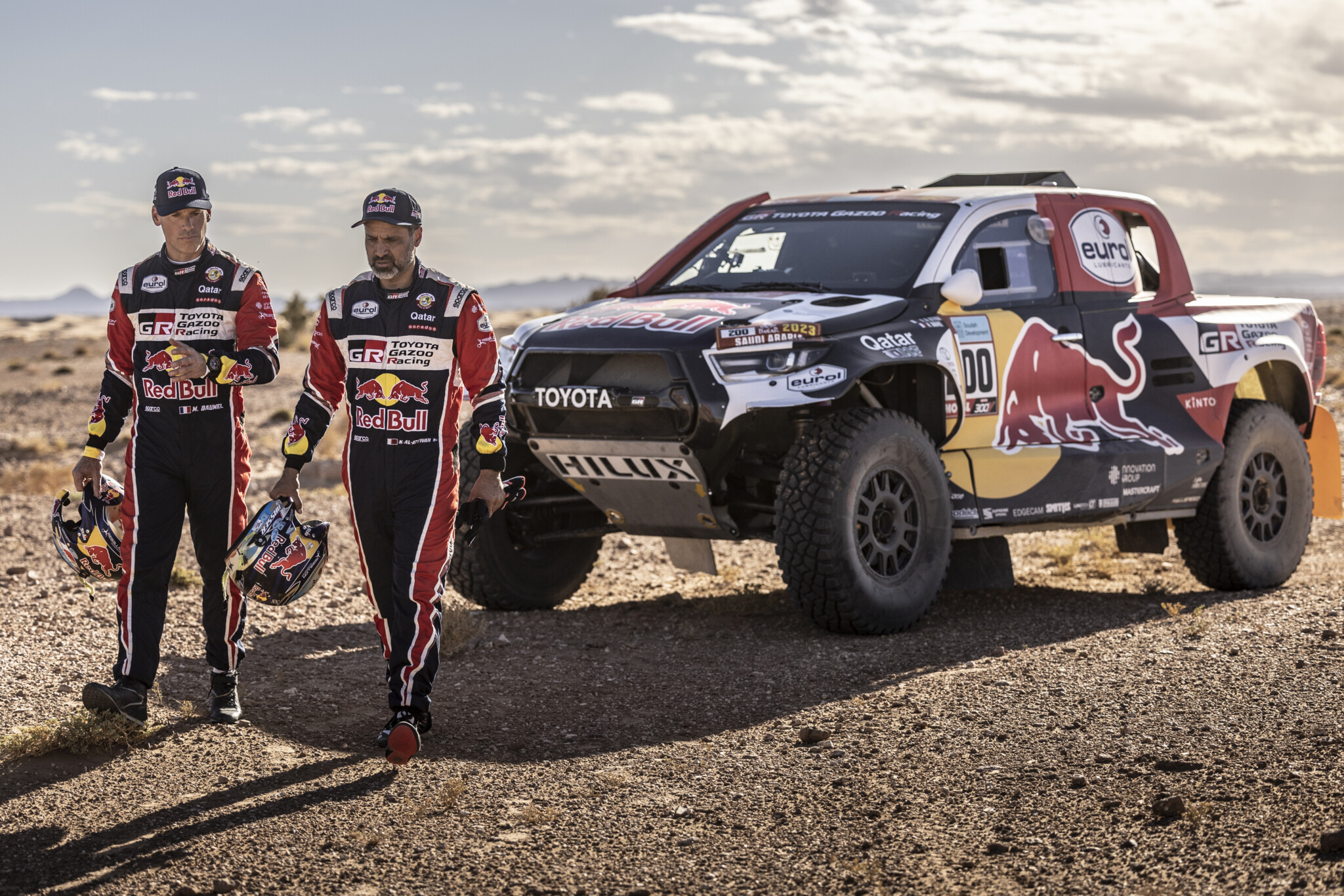 Al-Attiyah e Baumel, i campioni in carica della Dakar (Kin Marcin / Red Bull)