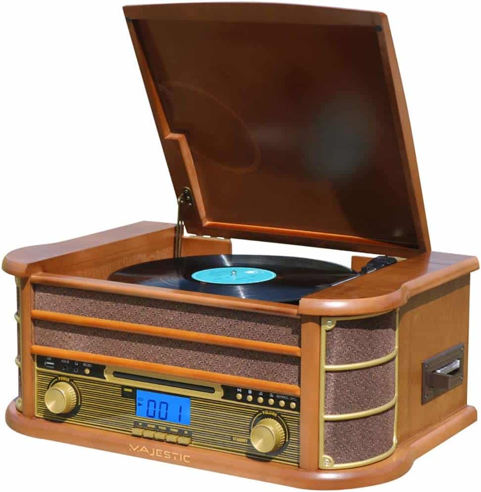 Migliori giradischi vintage Majestic con altoparlanti integrati