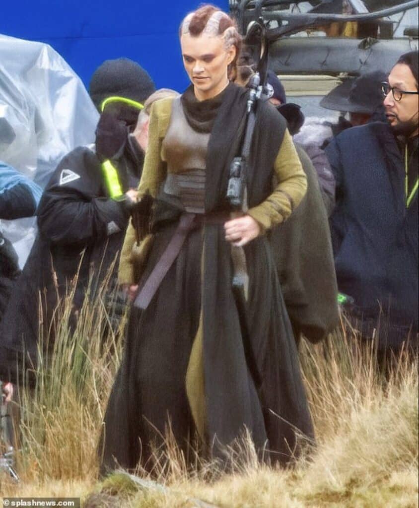 Un interessante personaggio dal set