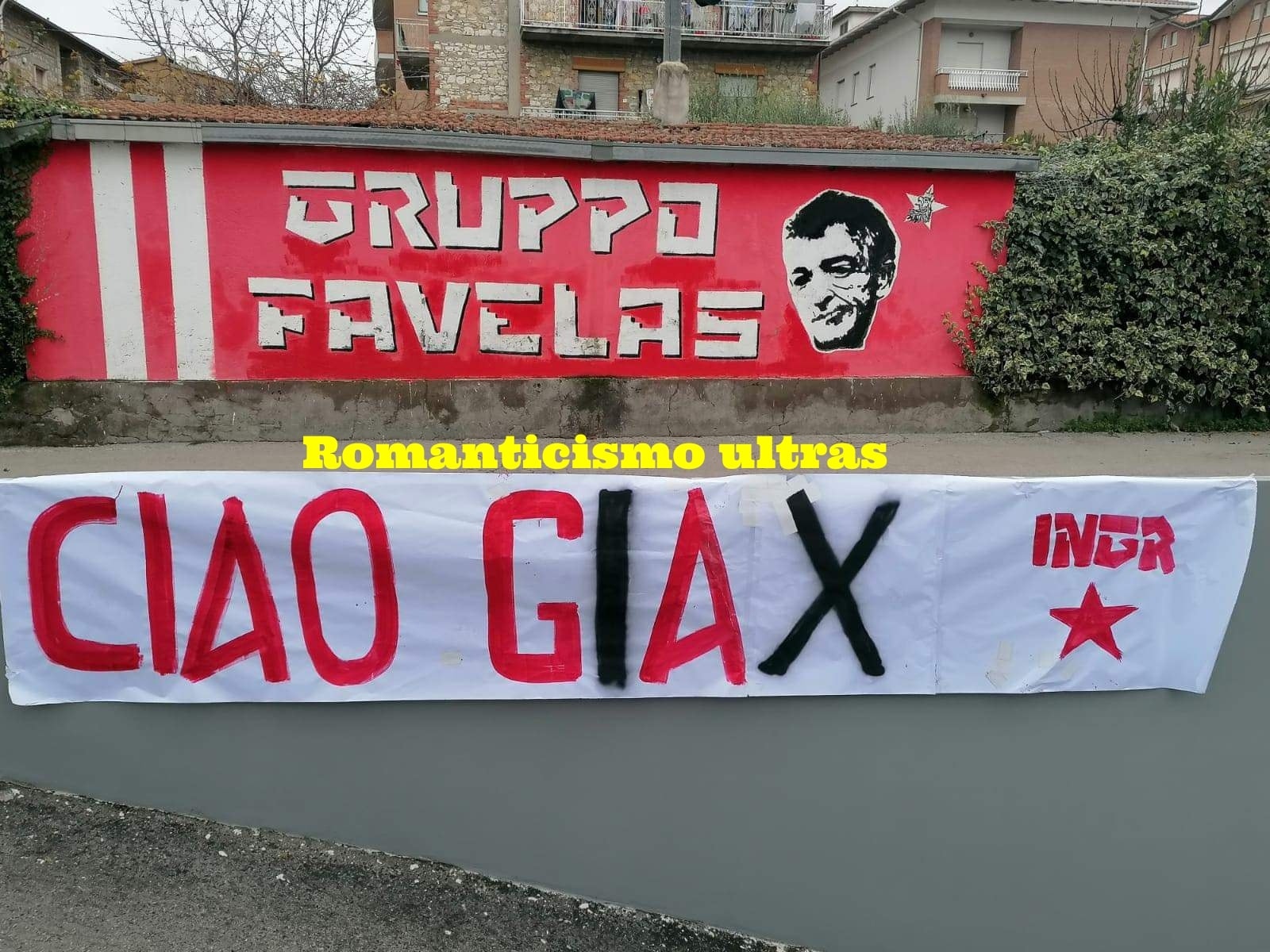 Immagine in evidenza: i tifosi del Perugia per Giax - crediti foto: pagina Facebook Romanticismo Ultras