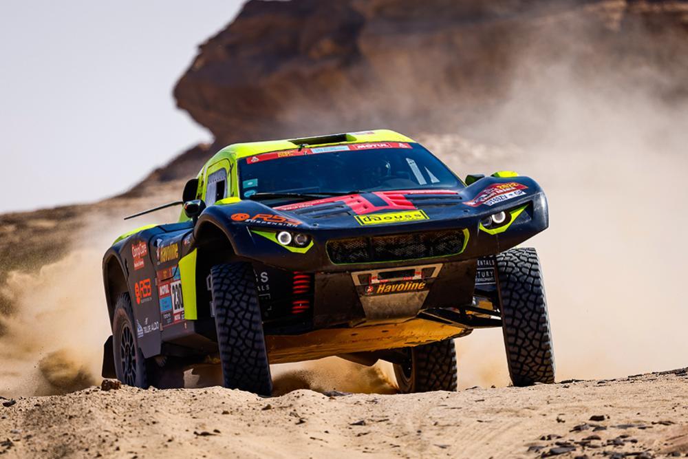 Il Buggy CR6 V8 in azione alla Dakar 22' (Frédéric Le Floch / DPPI)