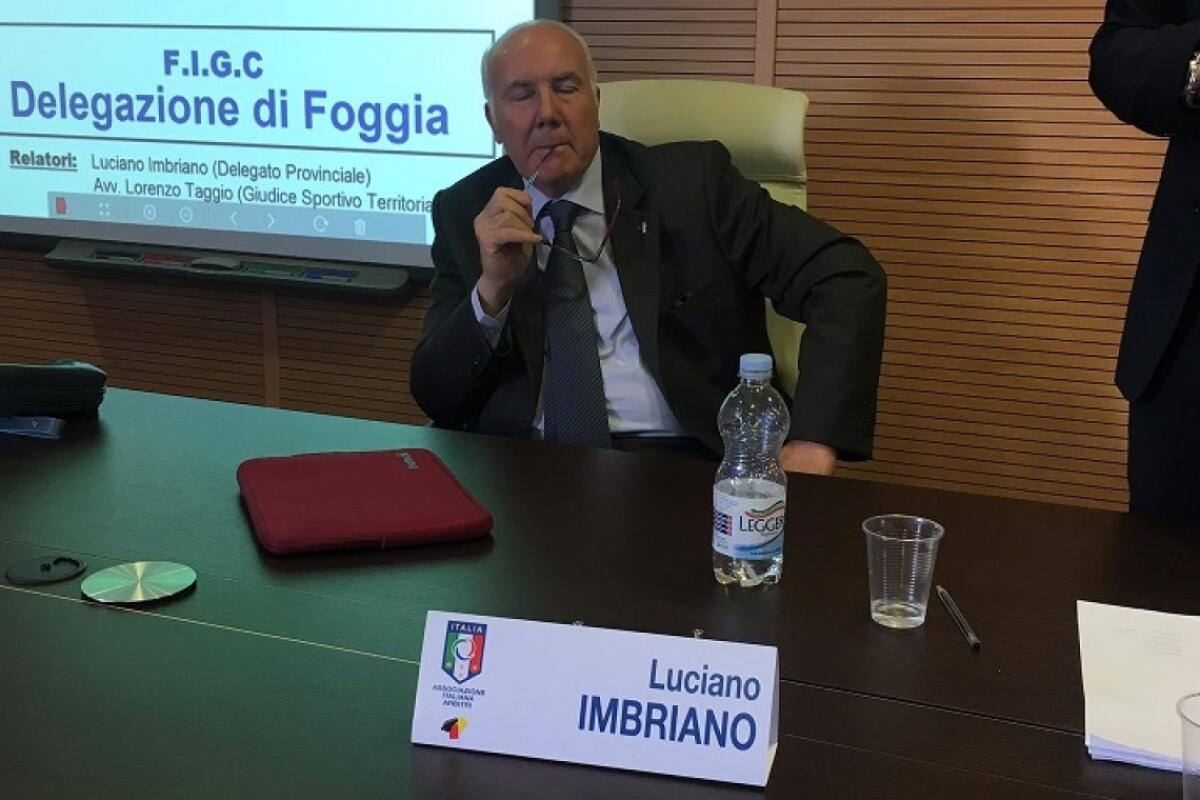 Addio a Luciano Imbriano, guidò la sezione foggiana dell'AIA - Luciano Imbriano, crediti: Lnd Puglia