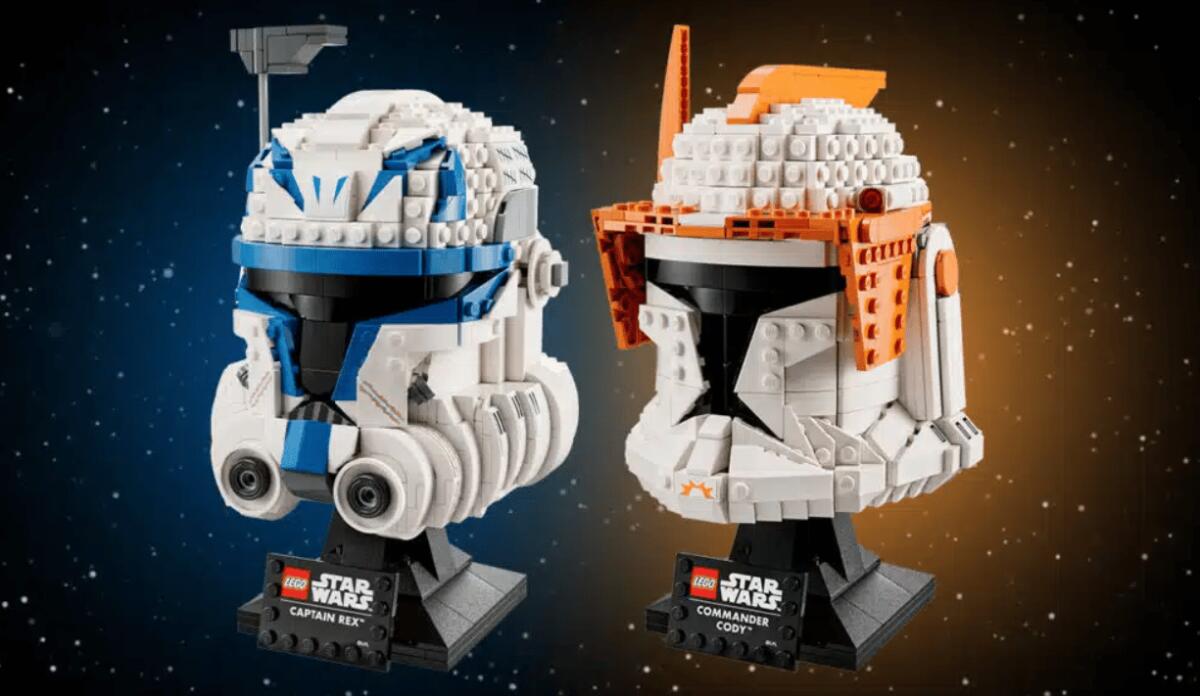 LEGO Star Wars: aperti i preordini ai caschi di Rex e Cody! - I caschi LEGO di Rex e Cody