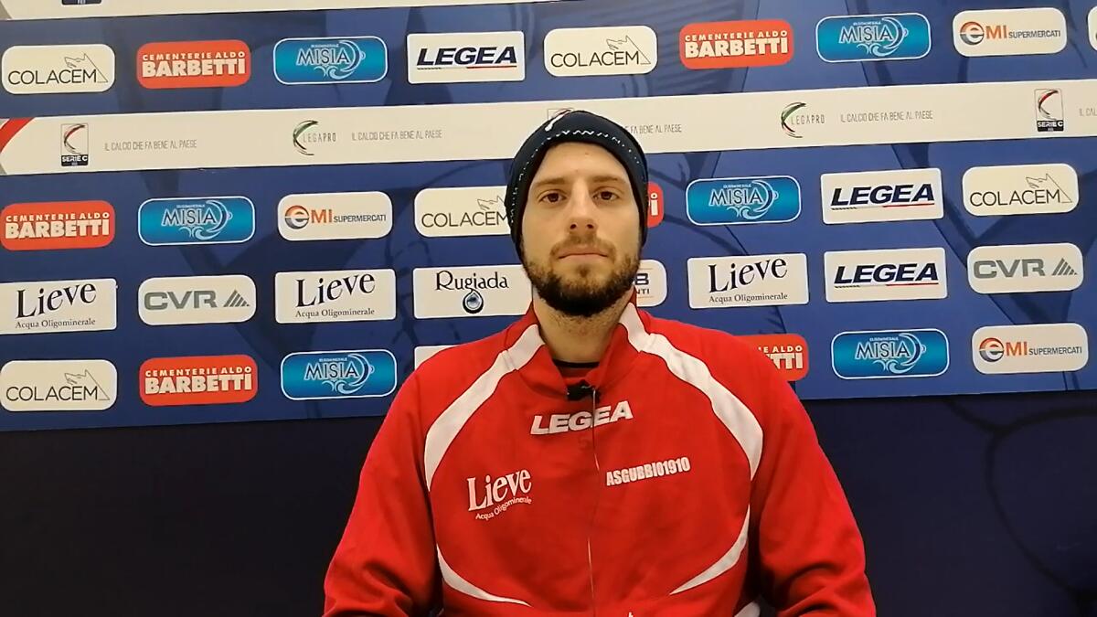 Calciomercato Foggia, piace l'ex rossonero Fedato? - Immagine in evidenza: Francesco Fedato - crediti foto: canale ufficiale YouTube A.S. Gubbio Channel (frame da video)