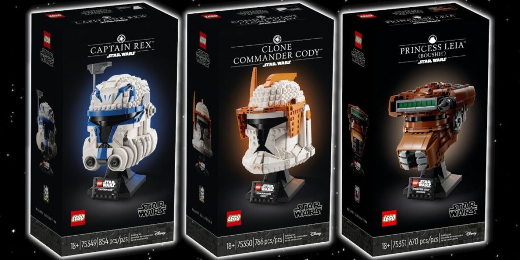 I nuovi caschi LEGO Star Wars