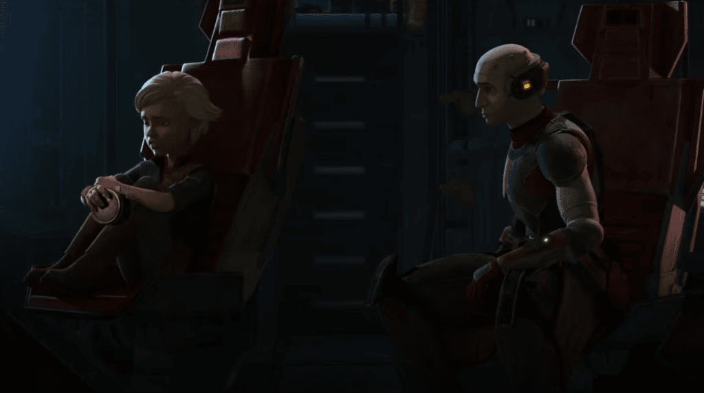 Echo e Omega nel secondo episodio