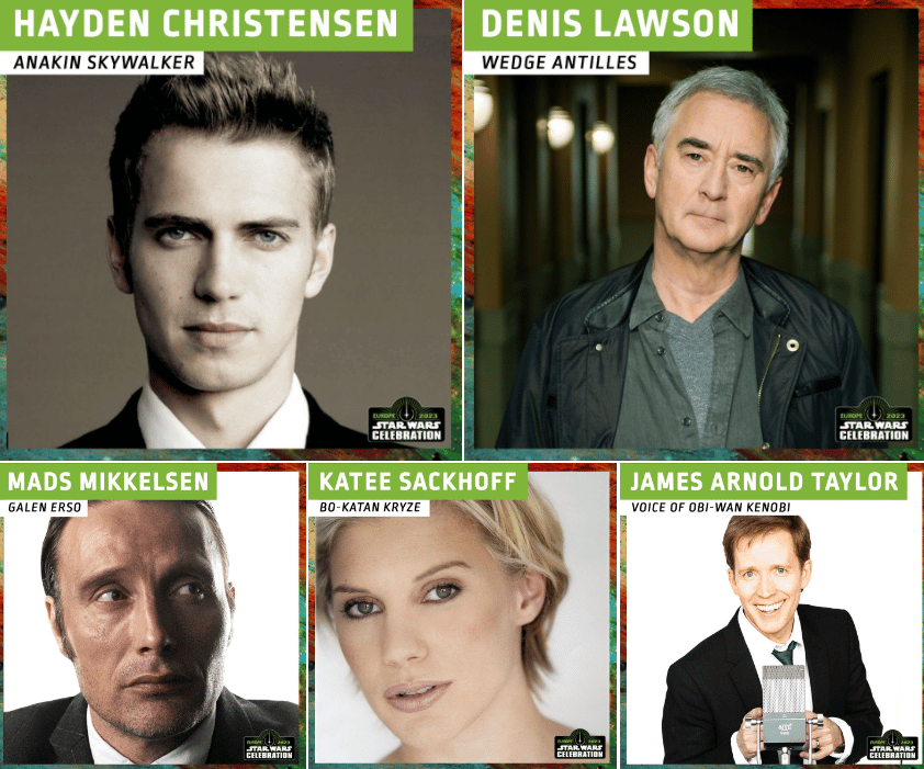 Gli altri ospiti della Star Wars Celebration 2023