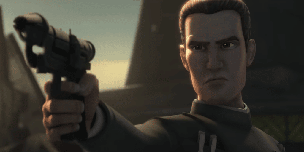 Il vice ammiraglio Rampart nel secondo episodio