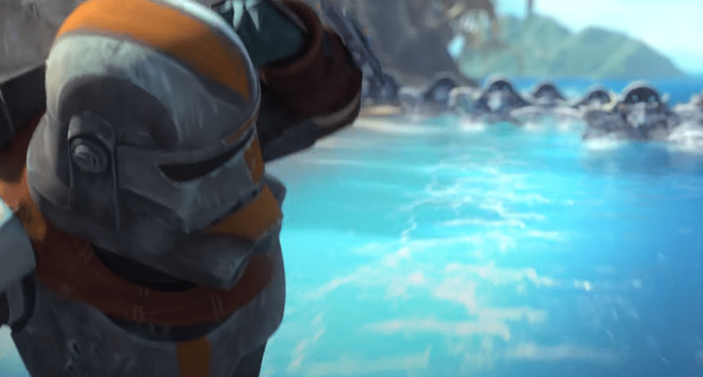 La Bad Batch fugge dai granchi giganti