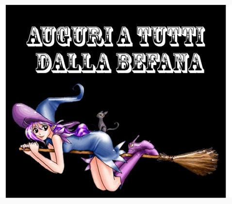 Auguri a tutti dalla Befana