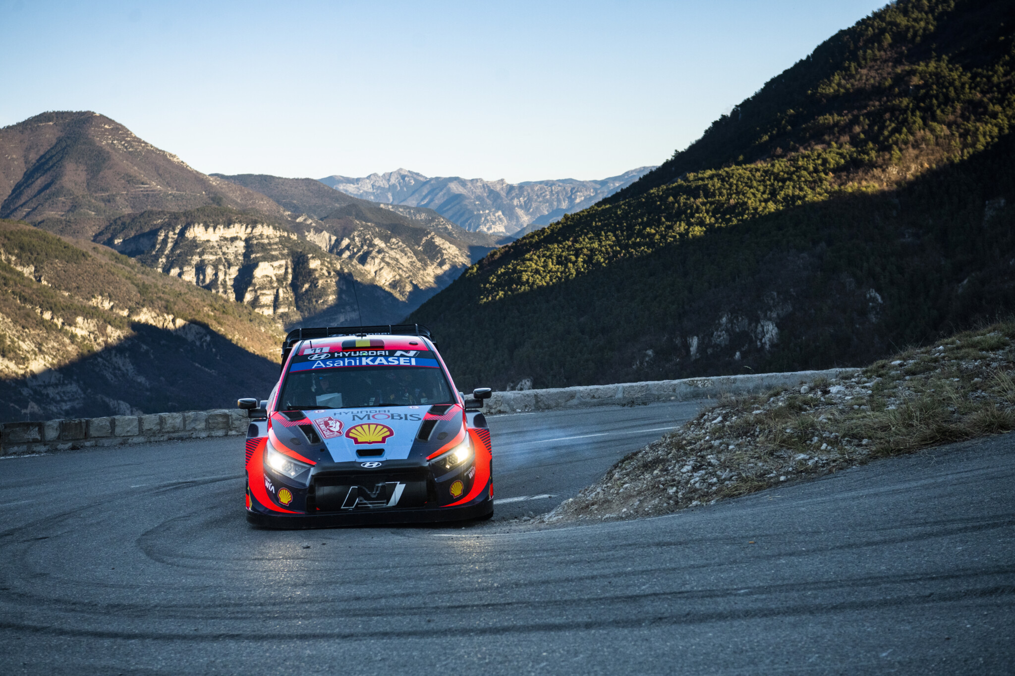 Thierry Neuville si tiene virtualmente al 3° posto (Jaanus Ree / Red Bull Content Pool)