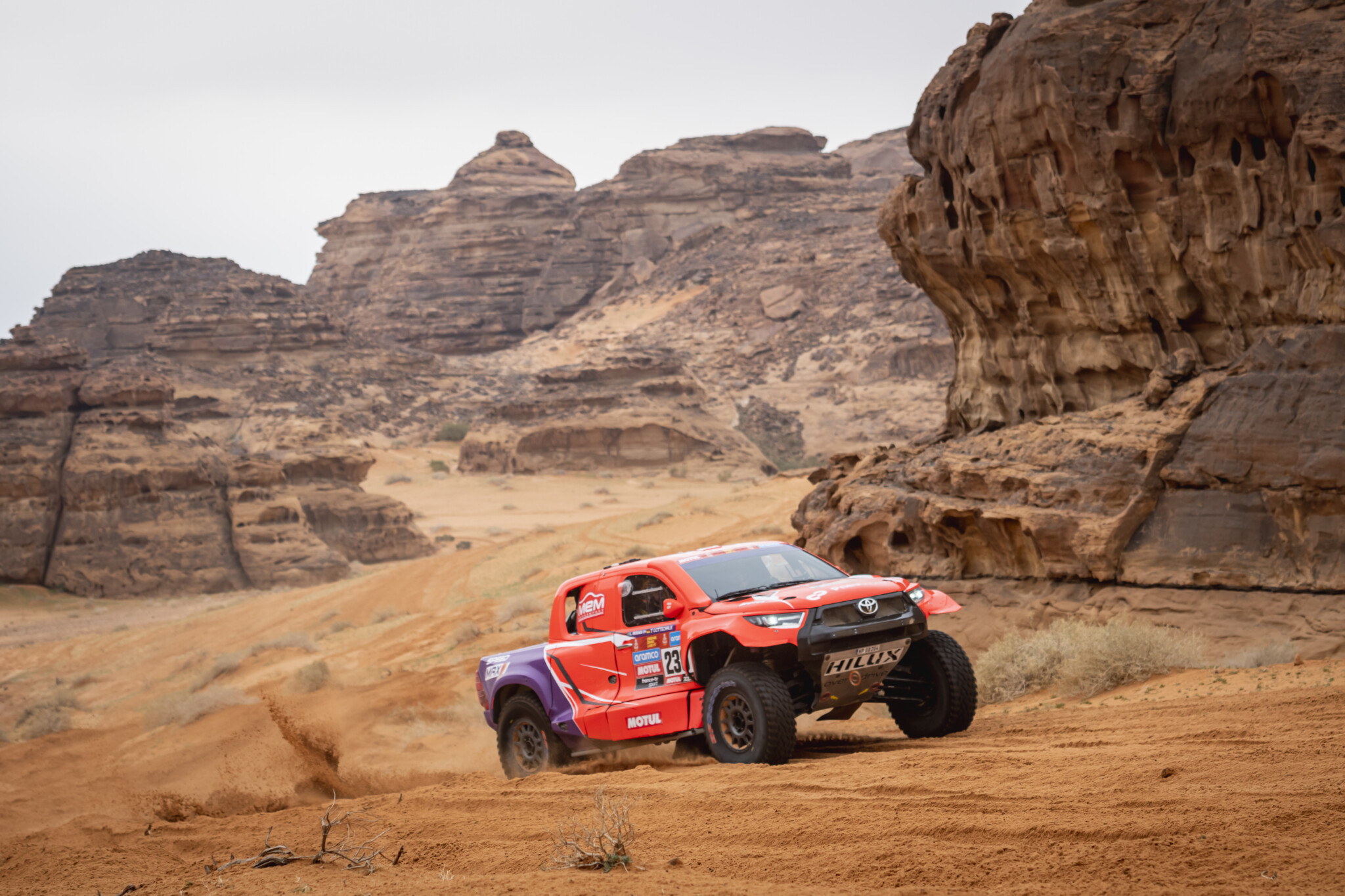 Il brasiliano Lucas Moraes, rivelazione al debutto nella Dakar (Red Bull Content Pool)