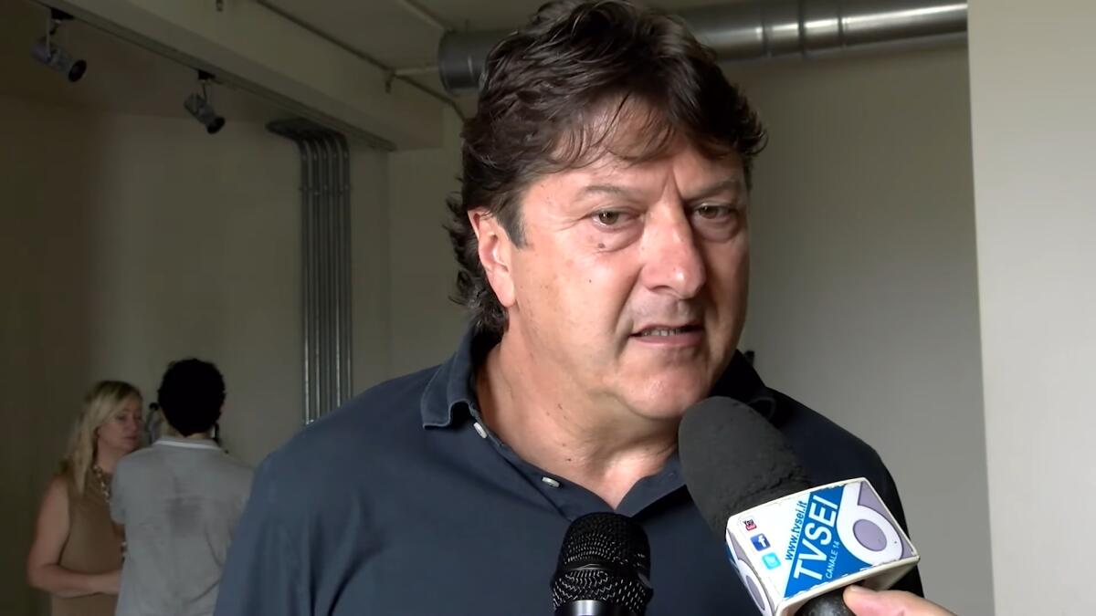 Sebastiani: "Cerignola sembrava Real. Cambio tecnico? Deciderà..." - Immagine in evidenza: Daniele Sebastiani - crediti foto: canale ufficiale YouTube Pescara Calcio Official Web TV (frame da video)