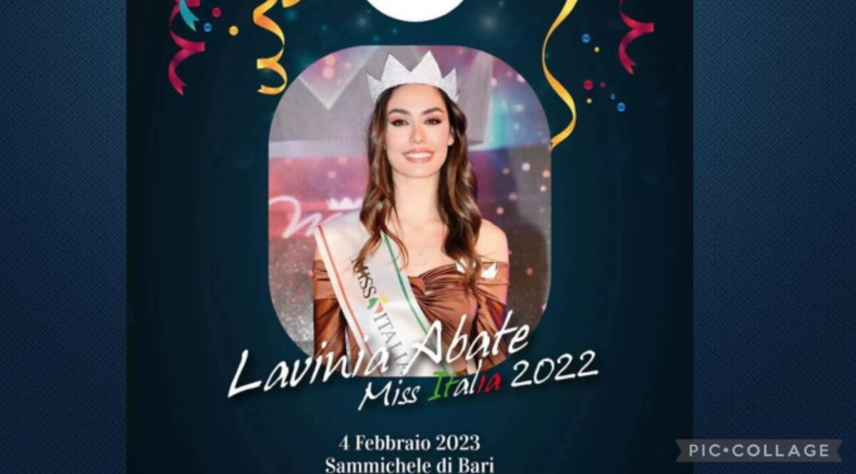 Miss Italia Lavinia Abate sceglie il Carnevale pugliese a Sammichele di Bari - 