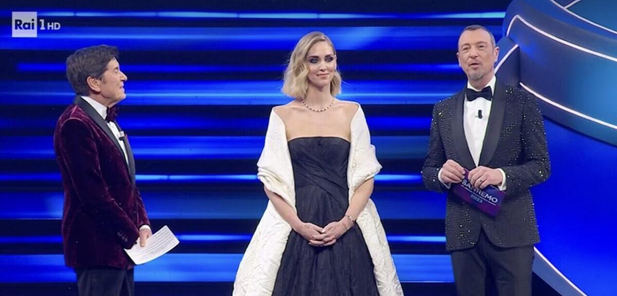 Festival di Sanremo degli abiti neri e lamè, Chiara Ferragni vera rivelazione - 