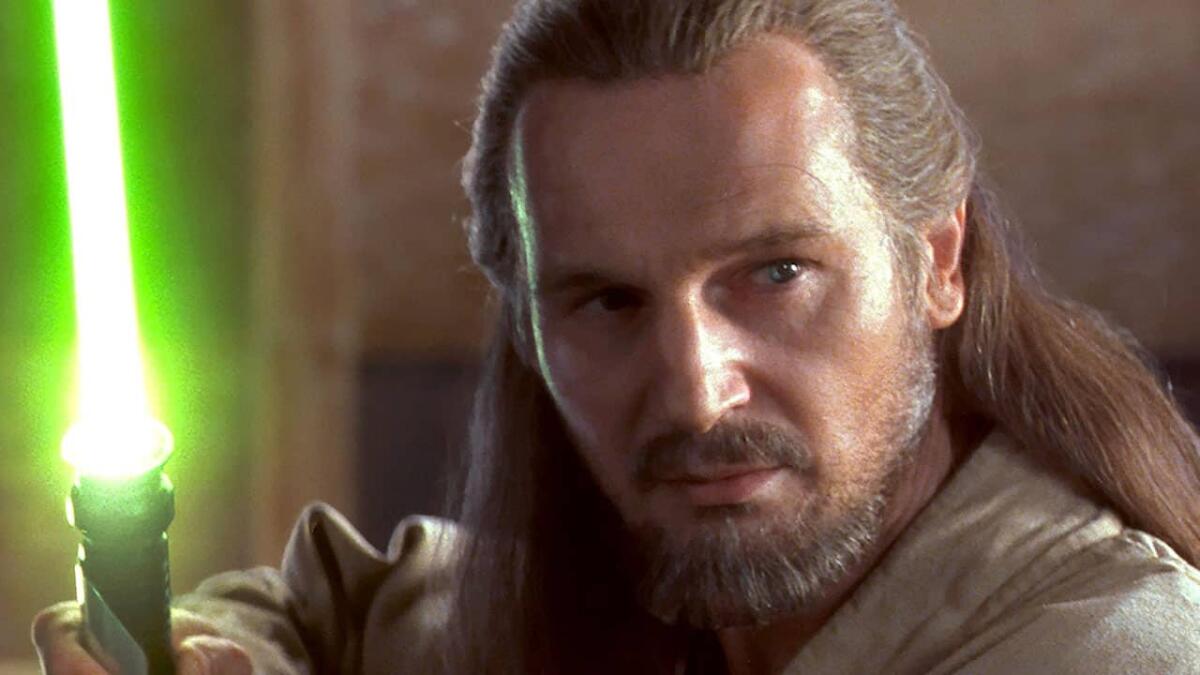Qui-Gon che combatte le Guerre dei Cloni? Un'artista lo immagina così - Qui-Gon Jinn, interpretato da Liam Neeson