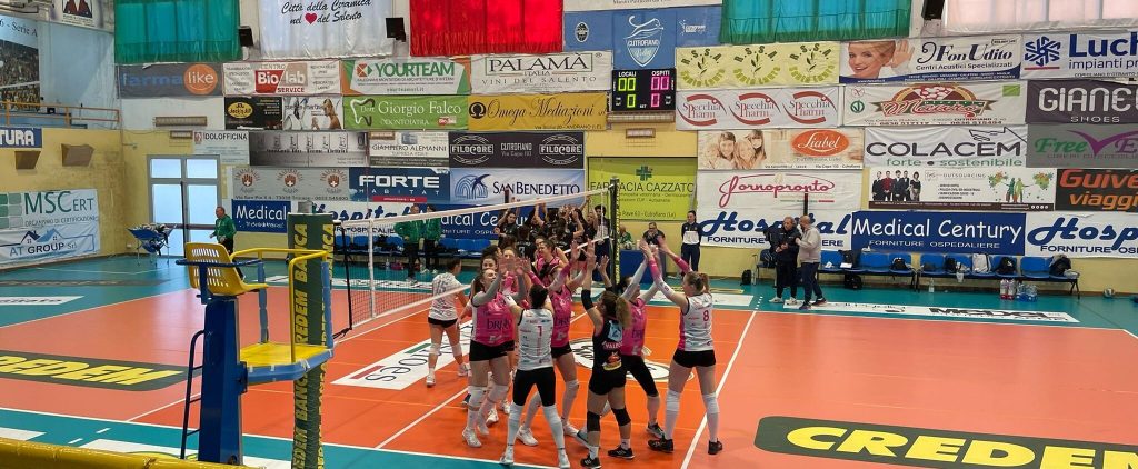 Pallavolo Cerignola corsara di rabbia e orgoglio a Cutrofiano