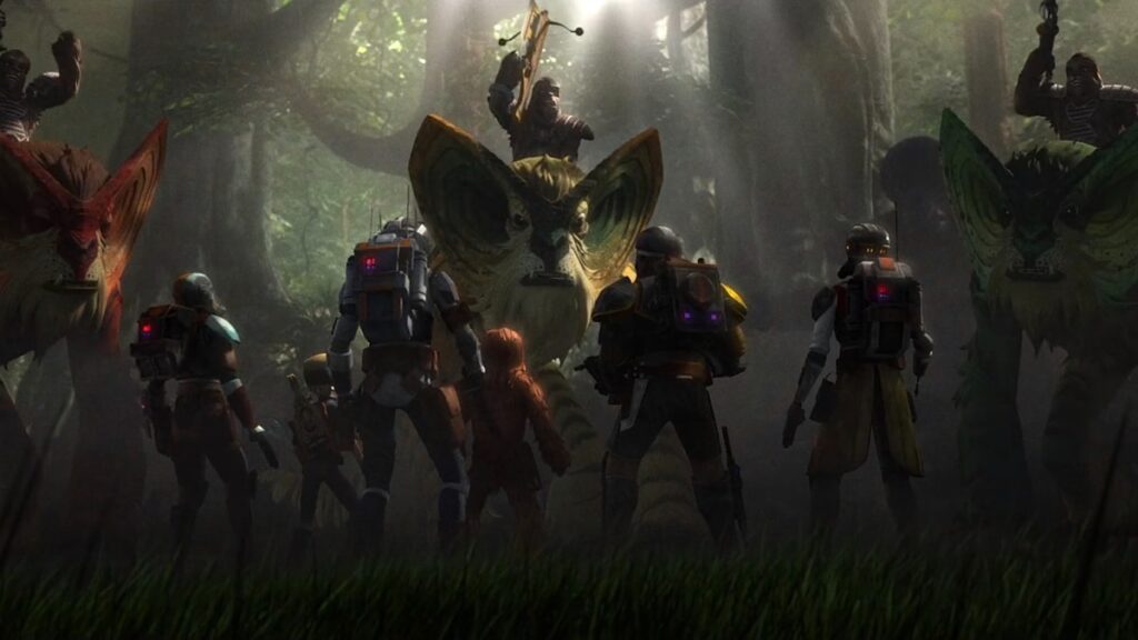 Gli wookiee e le creature di Kashyyyk