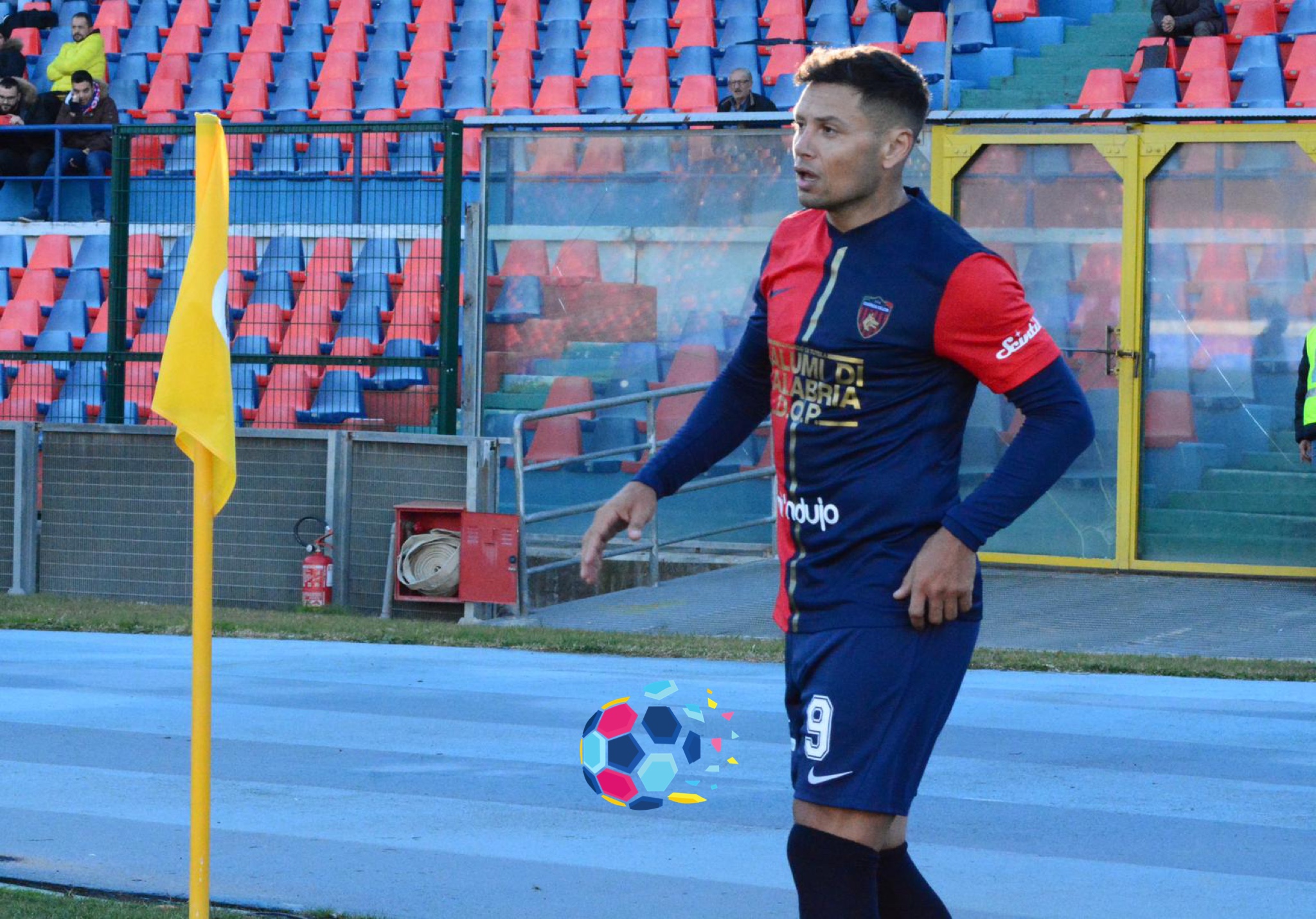Mauro Zarate al suo esordio in Serie B, in Cosenza-Ternana. Foto di Pasquale Golia, riproduzione riservata