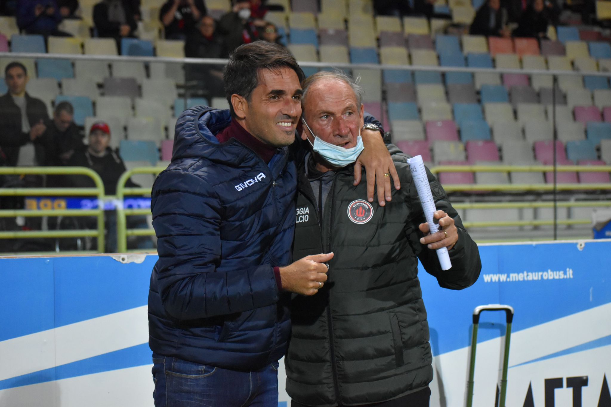 Immagine in evidenza: Zdeněk Zeman e Gianluca Grassadonia (Foggia-Paganese 3-0, Serie C - girone C, stagione 2021/2022) - crediti: foto di Luigia Spinelli