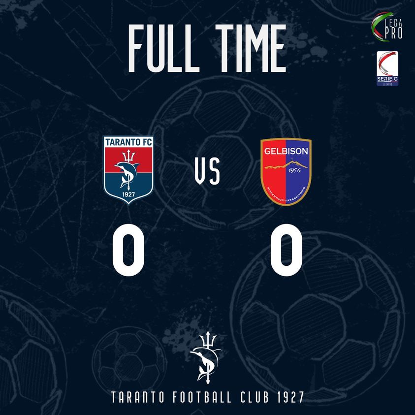 Immagine in evidenza: Taranto-Gelbison 0-0 - crediti foto: pagina ufficiale Facebook Taranto F.C. 1927