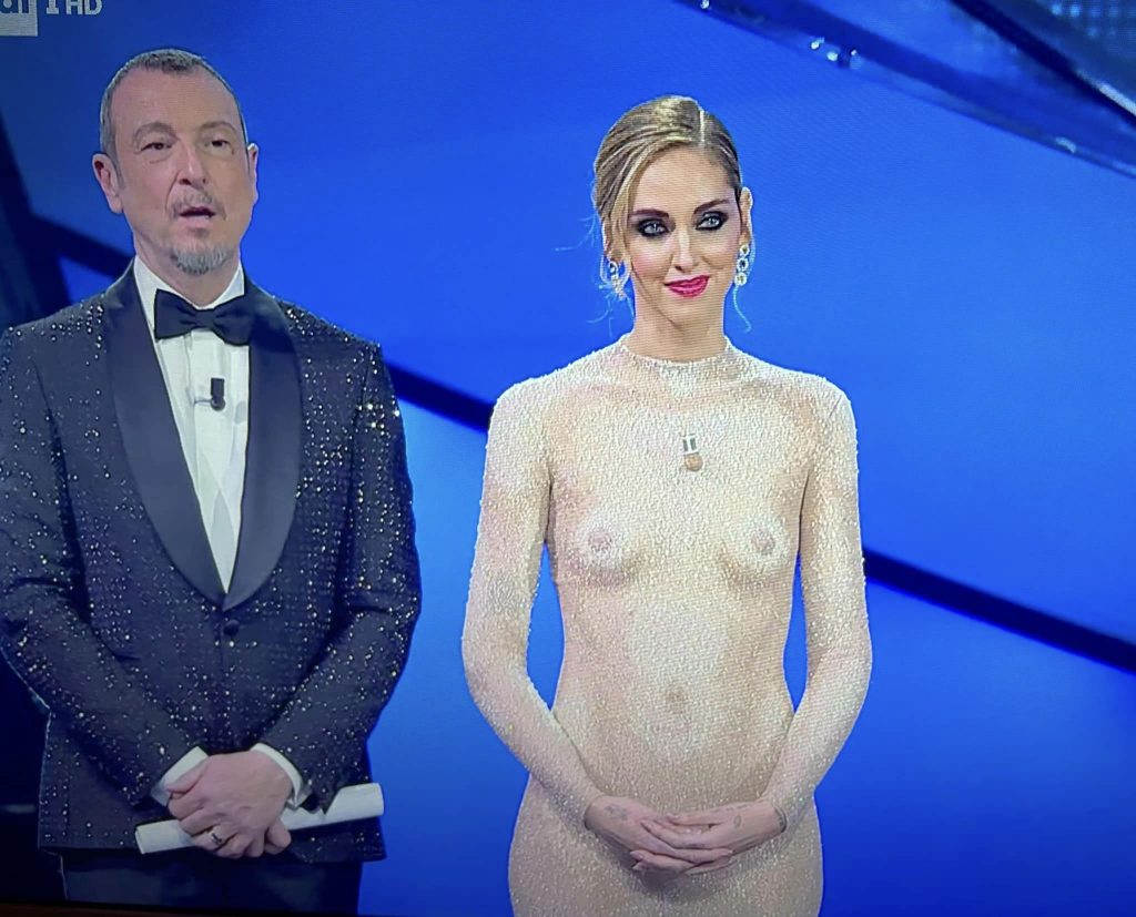 Festival di Sanremo degli abiti neri e lamè, Chiara Ferragni vera rivelazione