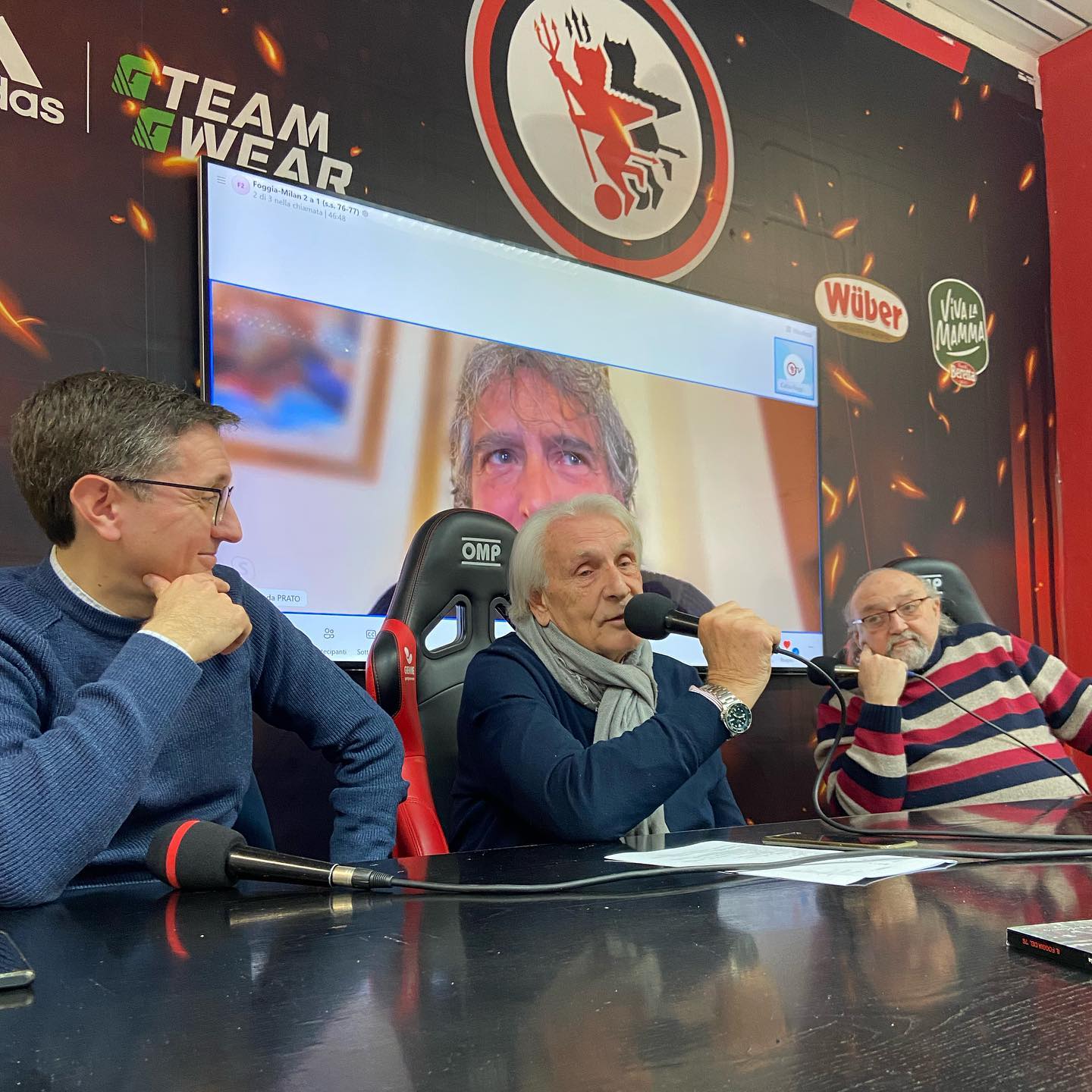 Immagine in evidenza: uno scatto dell'incontro - crediti foto: pagina ufficiale Facebook Calcio Foggia 1920
