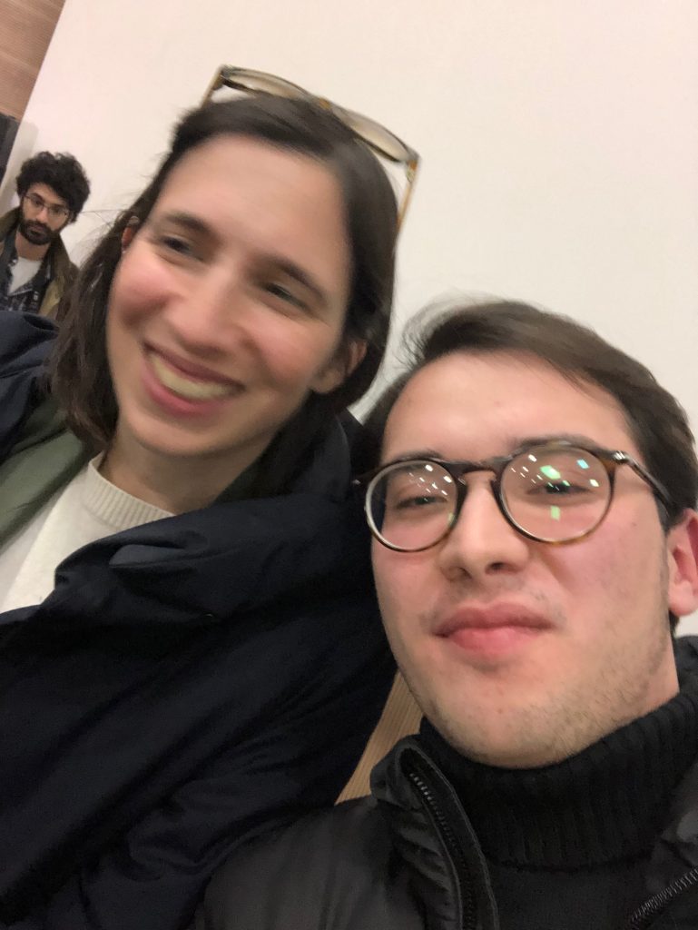 Maria Cagiano con Elly Schlein presso Altro Cinema Foggia- 19 febbraio 2023