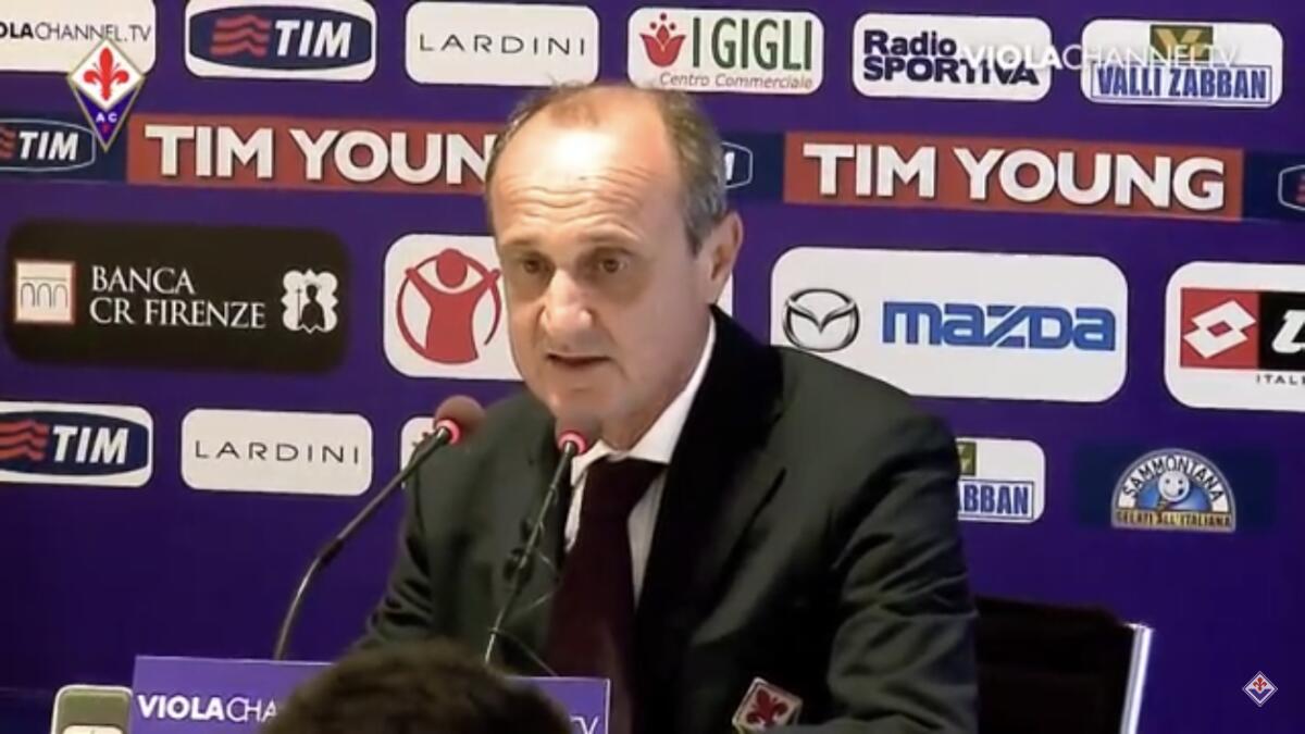 Delio Rossi dice 'No' all'estero per amore del Foggia - Immagine in evidenza: Delio Rossi - crediti foto: canale ufficiale YouTube ACF Fiorentina (frame da video)