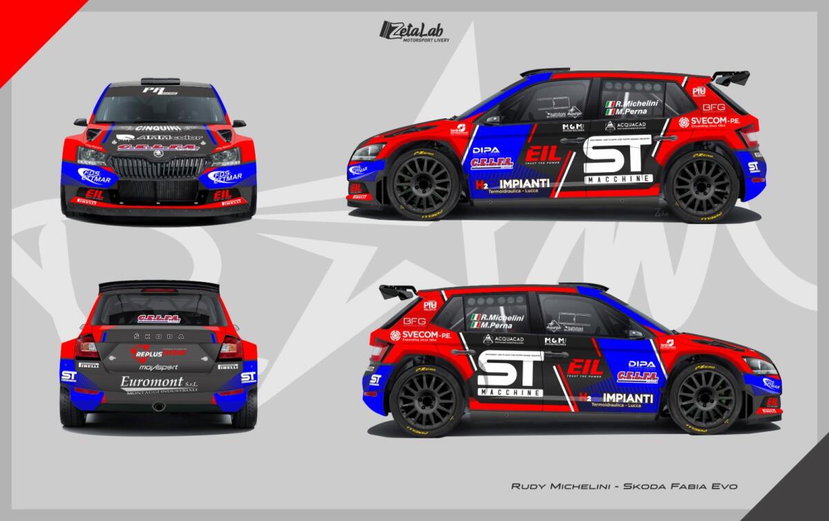 Rudy Michelini al via del Campionato Italiano Assoluto Rally - 