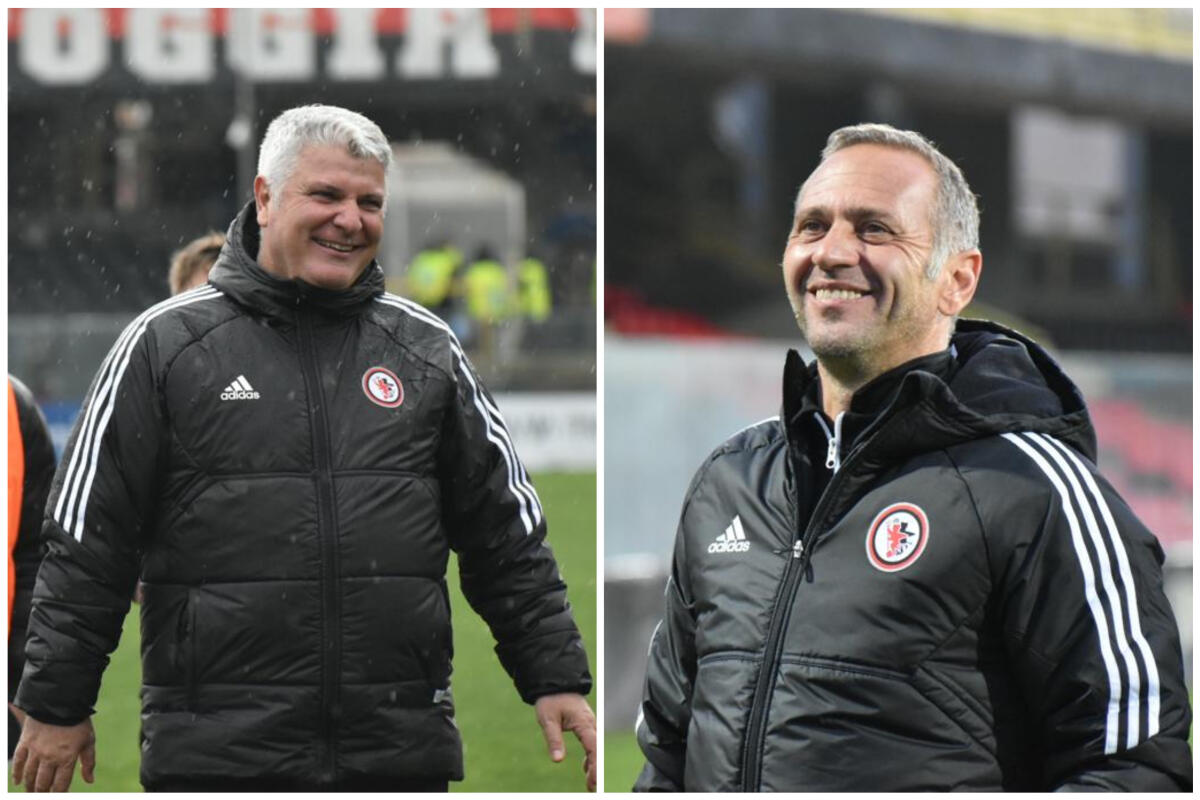 Foggia al terzo posto, l'elogio di Somma a Fabio Gallo - Immagine in evidenza: Mario Somma e Fabio Gallo - crediti: foto di Luigia Spinelli (RIPRODUZIONE RISERVATA)