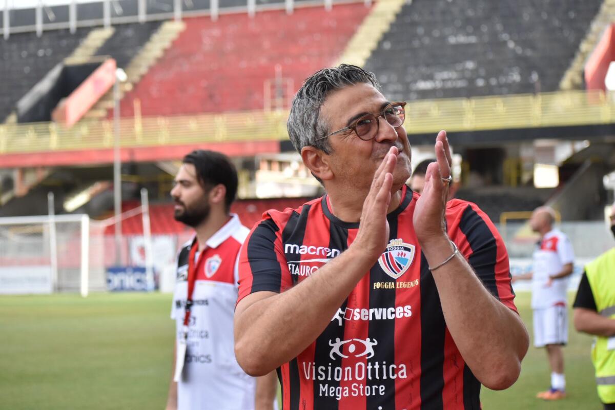 Foggia, Padalino: "Situazione pesante. Credo..." - Immagine in evidenza: Pasquale Padalino al Foggia Legends, foto di Luigia Spinelli per lagoleada.it (RIPRODUZIONE VIETATA)