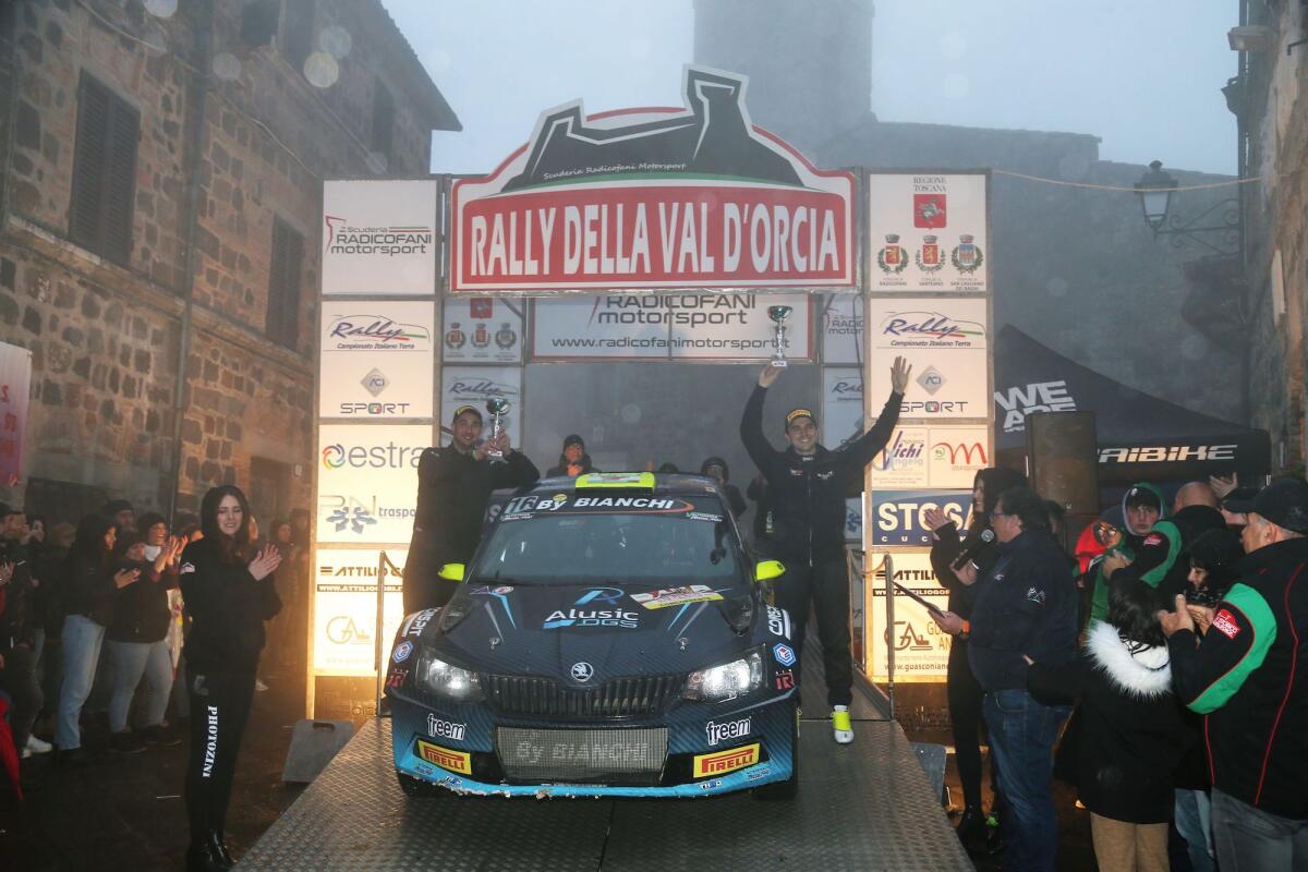 Angelo Pucci Grossi in evidenza al Rally della Val d'Orcia - 