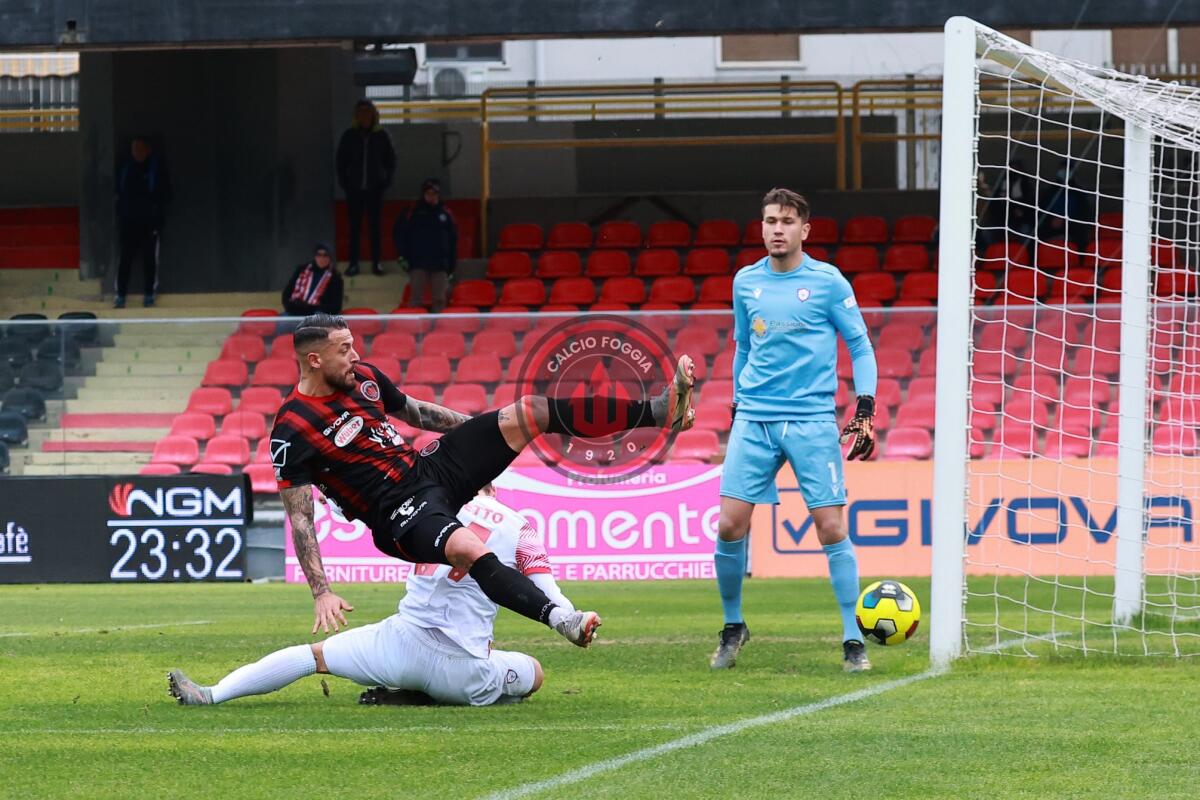 Foggia-Monterosi, probabili formazioni e dove vederla - Immagine in evidenza: uno scatto di Foggia-Monterosi 1-1 (Serie C - girone C 21/22) - crediti foto: Federico Antonellis/Calcio Foggia 1920