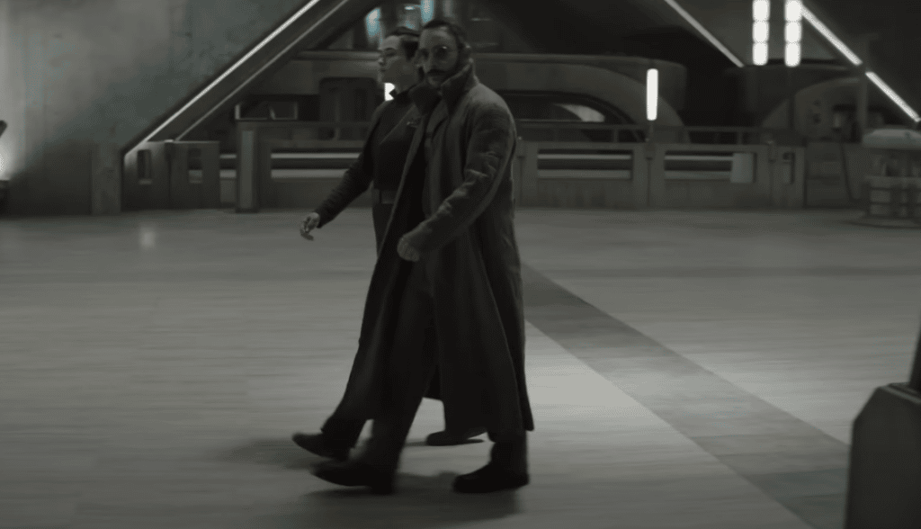 Il dottor Pershing ed Elia Kane nell'episodio