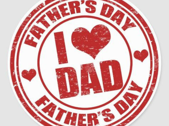 Father's Day. I <3 Dad (Festa del papà. Ti amo papà)