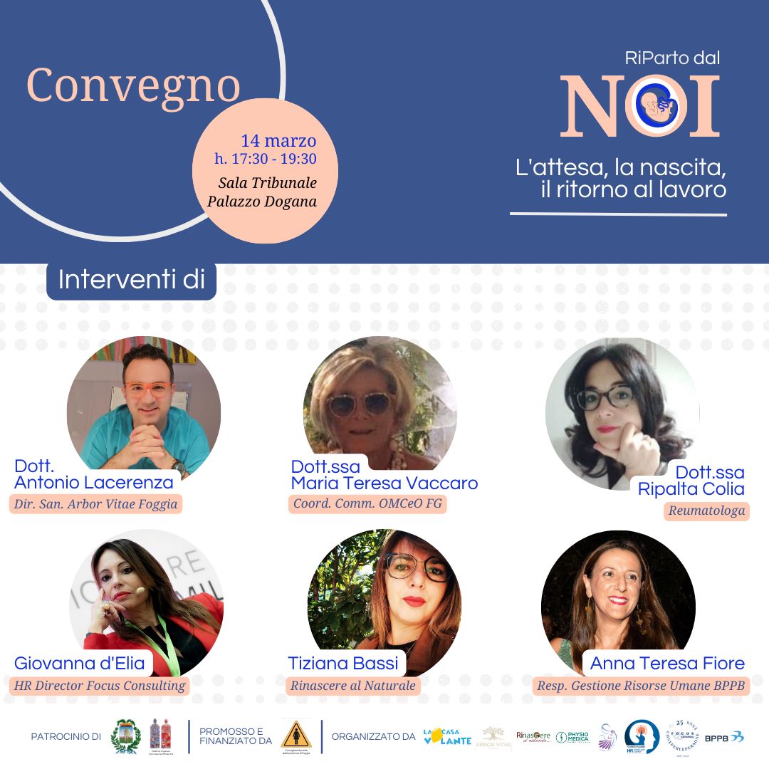 “Riparto dal Noi”, a Foggia rete di eventi e conoscenze a supporto della maternità