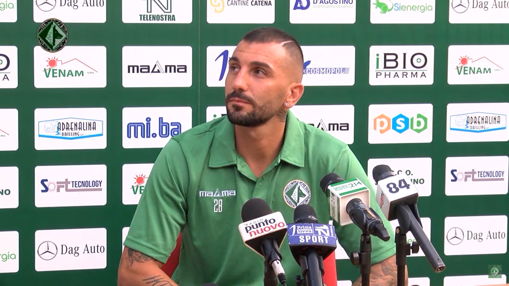 Immagine in evidenza: Jacopo Dall'Oglio - crediti foto: canale ufficiale YouTube U.S. Avellino 1912 Official TV (frame da video)