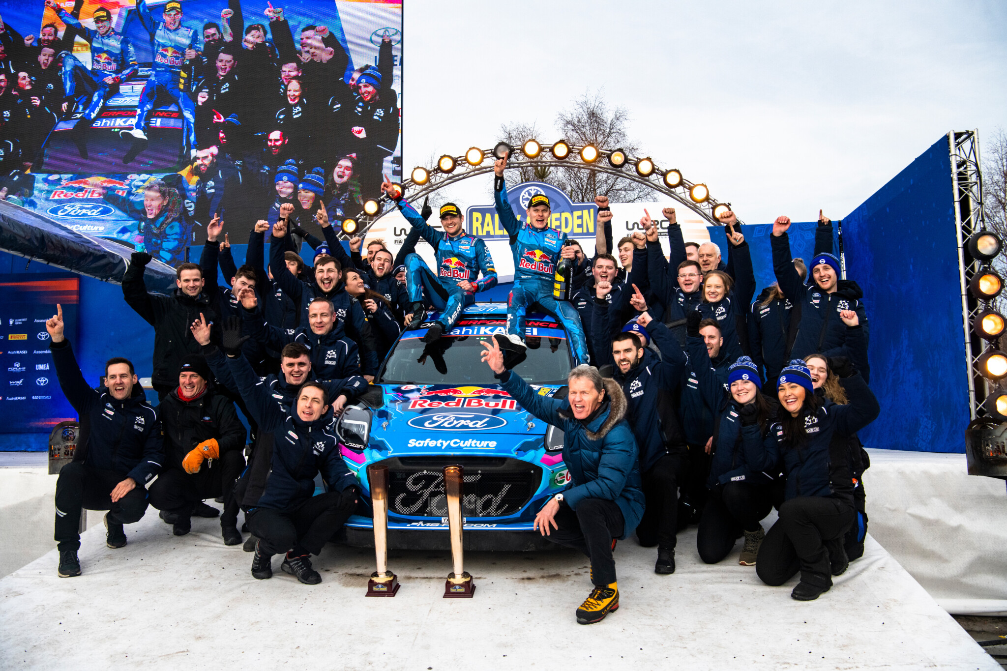 Ott Tänak riporta M-Sport alla vittoria in Svezia dopo un anno a secco (Foto: Red Bull Content Pool)