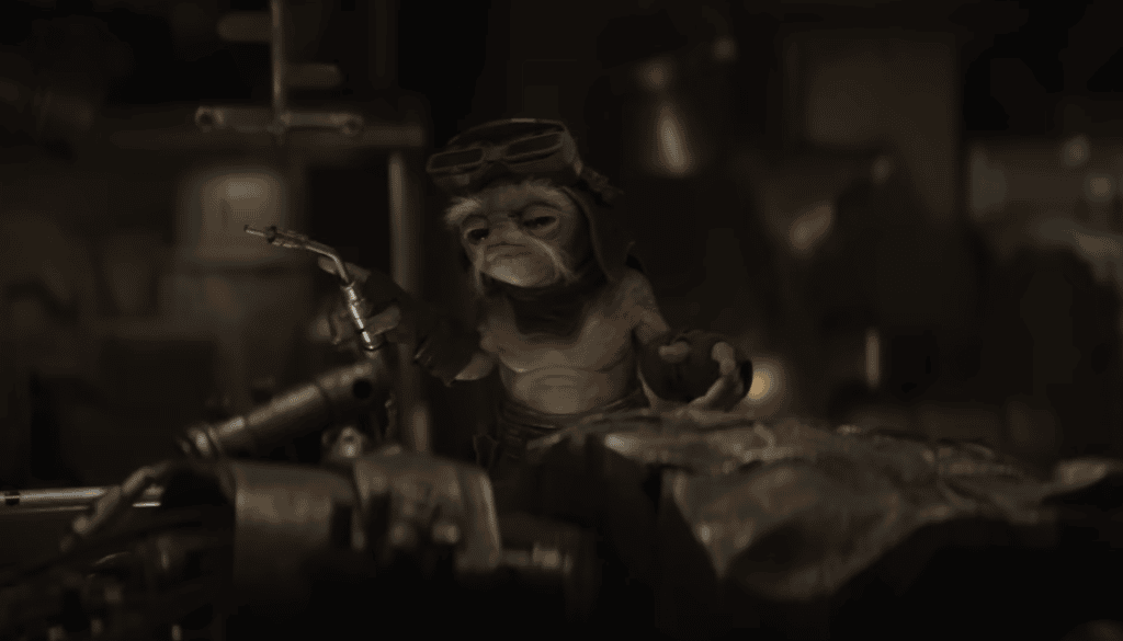 Un anzellano nell'episodio