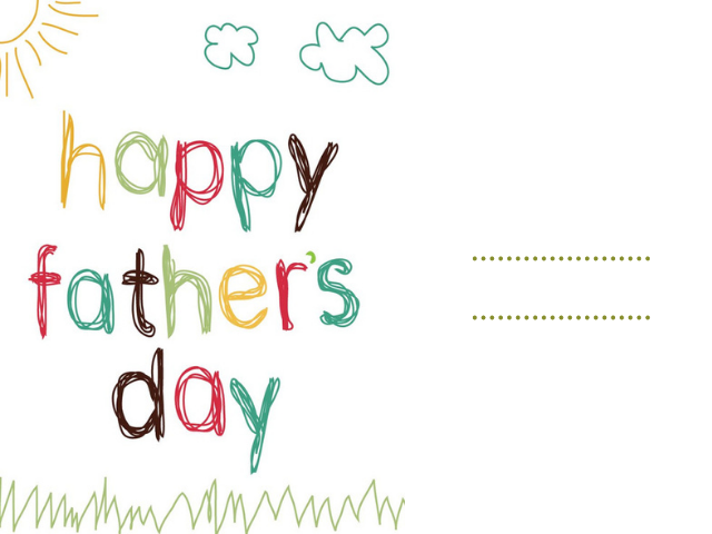 Happy Father's day (Buona Festa del papà)
