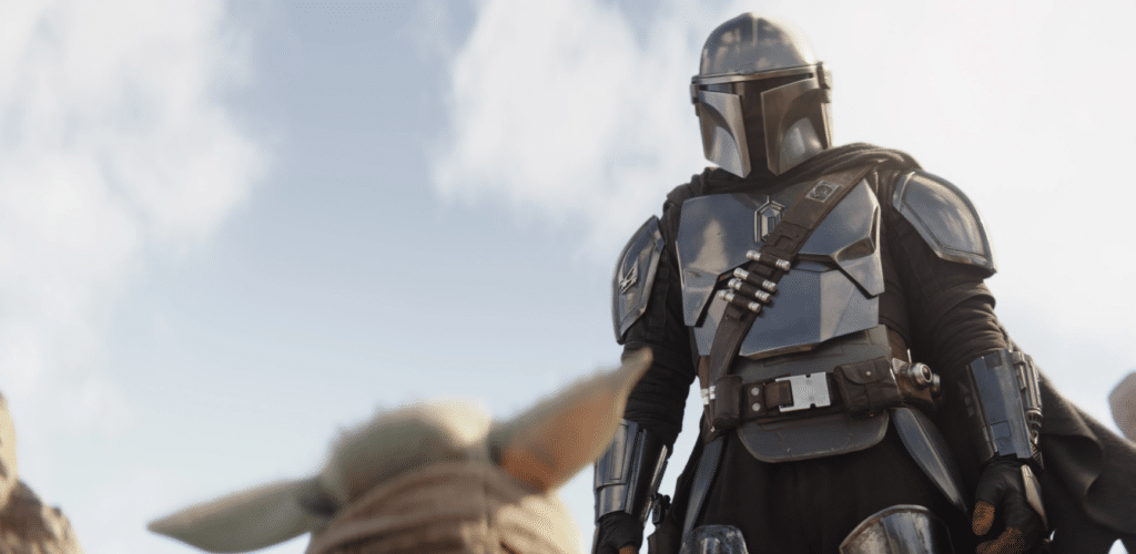 Grogu e Din poco prima della sfida