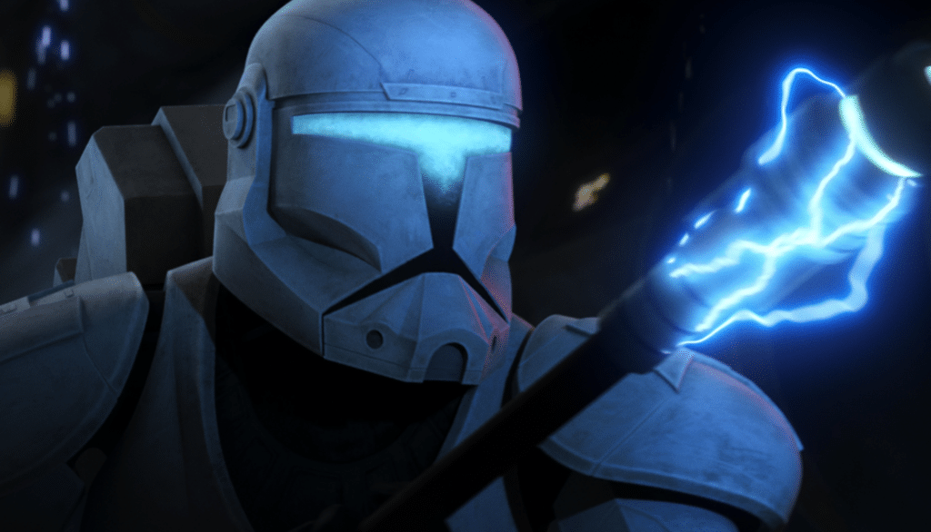 Il clone commando ad inizio episodio