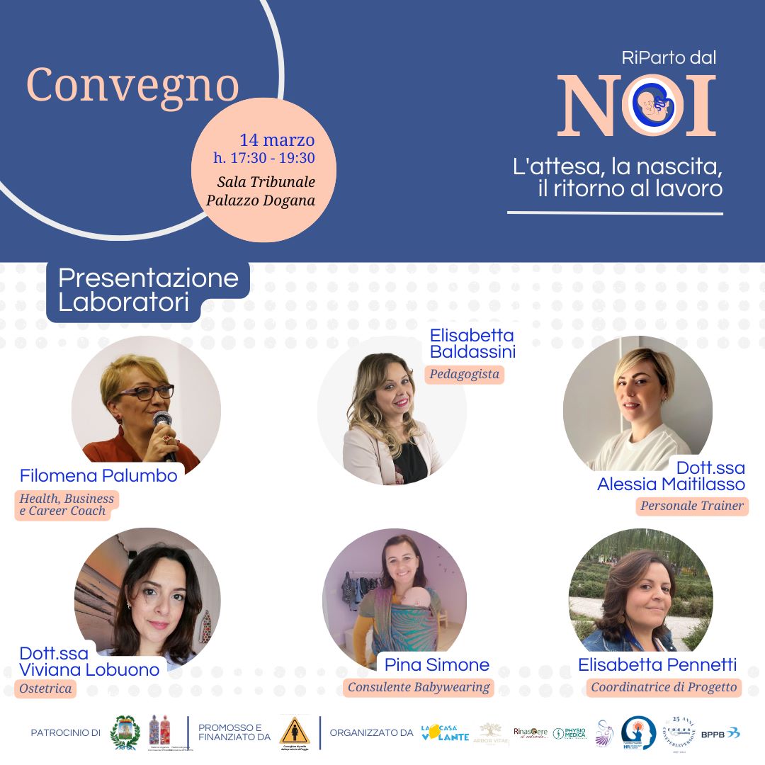 “Riparto dal Noi”, a Foggia rete di eventi e conoscenze a supporto della maternità