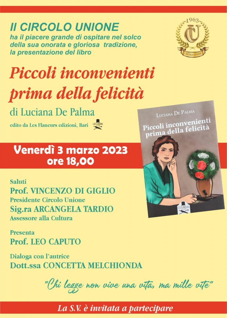 Il romanzo di Luciana De Palma è un libro che 'si vede', film della nostra vita