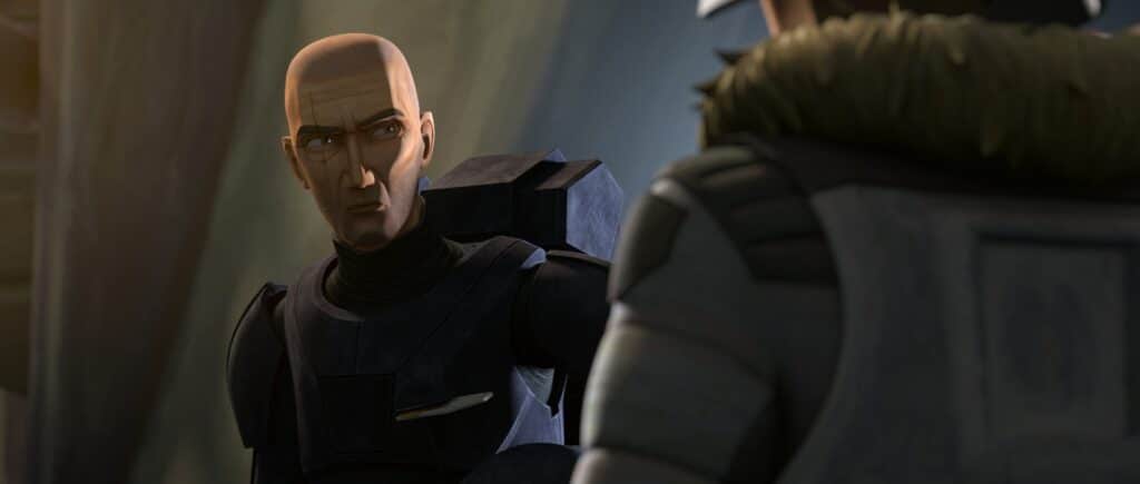 Crosshair e Nolan nell'episodio