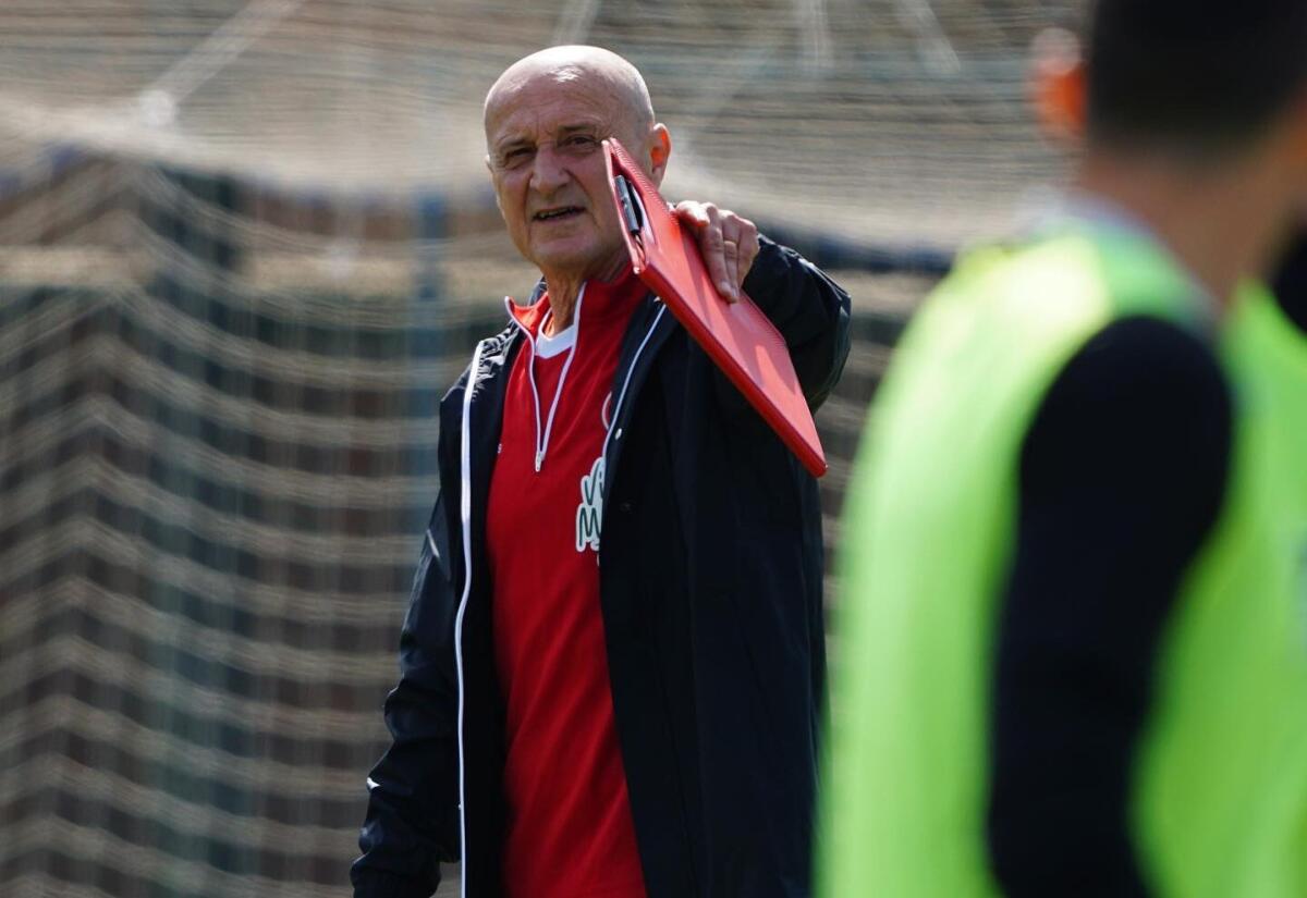 Foggia, Delio Rossi torna sul prato dello "Zac" - Immagine in evidenza: Delio Rossi - crediti foto: Federico Antonellis/Calcio Foggia 1920