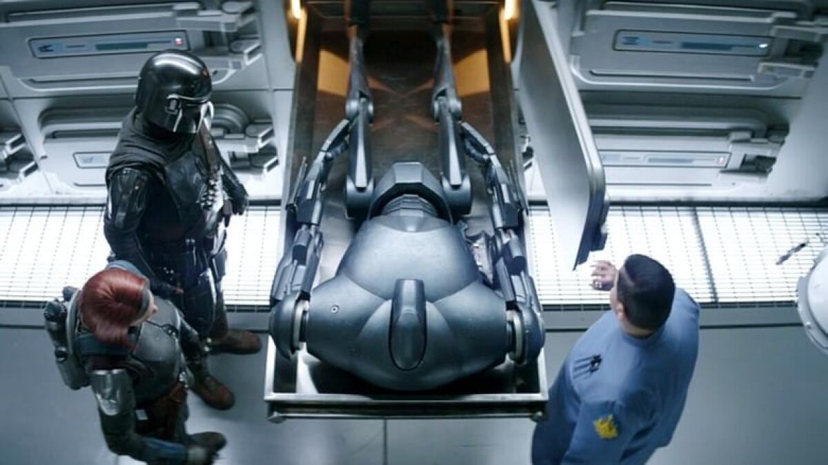 The Mandalorian 3: tutti i riferimenti e gli easter egg del sesto episodio! - Din e Bo-Katan indagano su Plazir-15