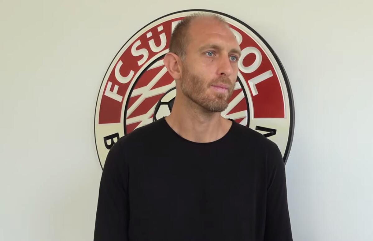 Masiello non convocato per Südtirol-Bari: il motivo - Andrea Masiello, crediti: frame video presentazione FC Südtirol