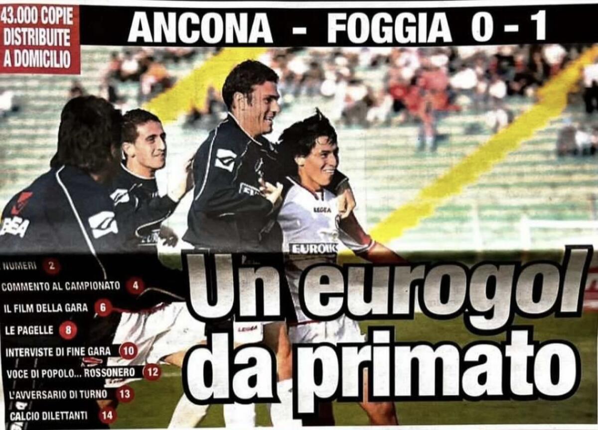 Salgado nostalgico, quel gol contro l’Ancona - 
